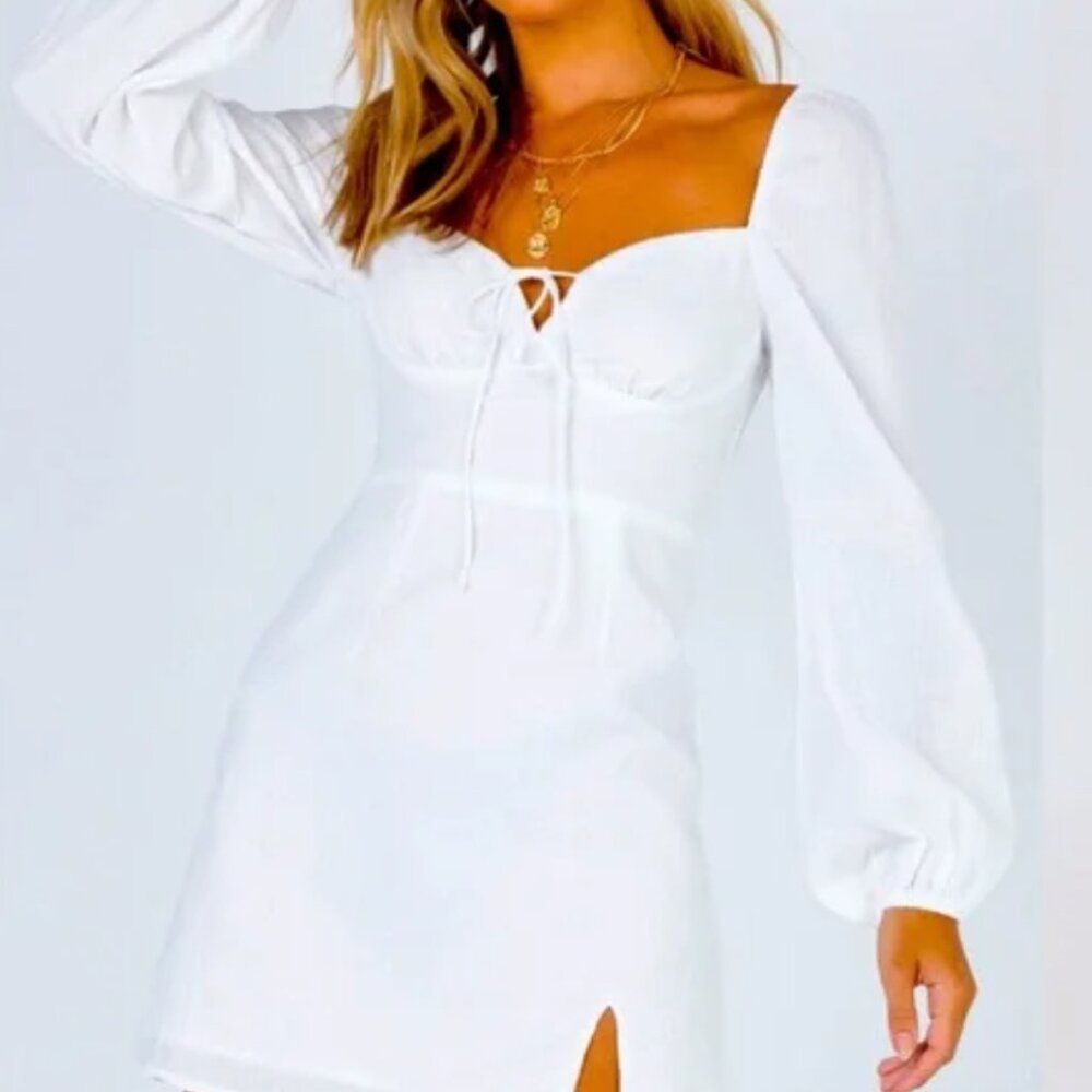 Princess Polly Alena White Mini Dress